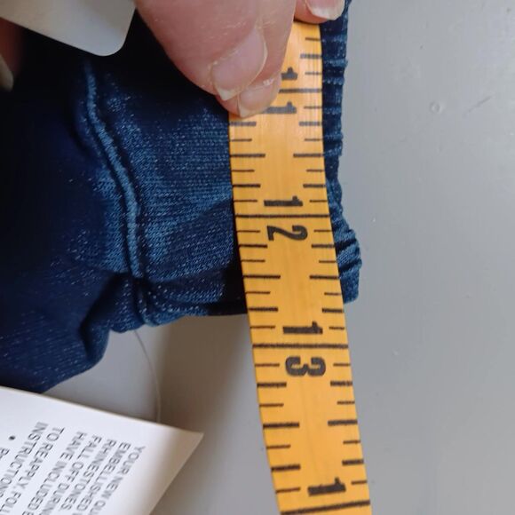 Dream Jeannes by Quacker Factory Wide Leg Crop Jeans Womens Size XXS Blue Denim - Picture 5 of 12